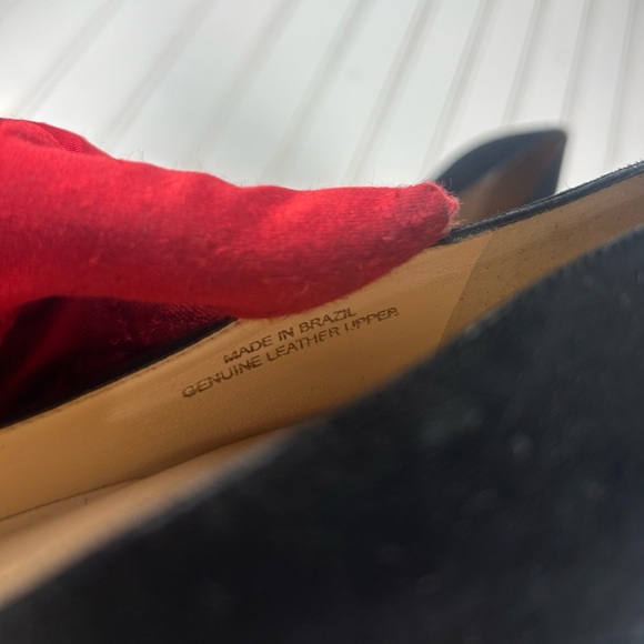 Talbots Black Suede Platform Stiletto Heel Pumps Womenโs Size 7B - Picture 5 of 9